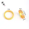 Anillo con Patrón de Pergamino Tradicional Antiguo, Moda Estilo Palacio, Nuevo Estilo Chino, Tallado en Hielo Escarchado, Anillo Liso de Moda Mate