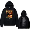 Tamaño Europeo TransfronterizoSudadera con Capucha de Hip Hop del Rapero Tupac 2Pac Moda Masculina H