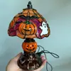 Luminária de Vitral Estilo Tiffany de Halloween Transfronteiriça