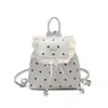 Bolso Femenino Yuezi Estilo Japonés Lunares Estilo Academia de Niña Encaje Mini Mochila Nueva Dulce y Linda Mochila para Padres e Hijos