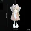 Novas Decorações de Árvore de Natal Pingentes de Anjo de Pelúcia Bonecas Fofas para Crianças Presentes para Meninas Pequenos Pingentes