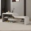 Banco Zapatero Largo para Apartamentos Pequeños, Banco Zapatero para Entrada, Banco para Cambiar Zapatos, Banco Sofá Largo para Vestidor en Casa