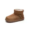 Botas Martin Nuevas de Invierno 2026 para Mujer con Peluche Espeso Botas de Nieve para Mujer Birkenstock Otoño/Invierno Suela Gruesa Zapatos Cálidos de Algodón