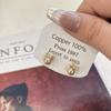 Pendientes de árbol de Navidad con circonita de invierno, diseño de nicho, pendientes de gran sentido, únicos, navideños, lindos y exquisitos.