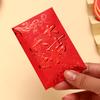 Mini Bolsas Rojas para la Suerte y la Fortuna, Paquetes Rojos Pequeños para Monedas con Palabras Felices para Regalo de Bloqueo de Puerta de Boda Bolsas de Dinero 2027