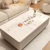 Alfombrilla para Mesa de Café, Alfombrilla Protectora de Escritorio, Alfombrilla de PVC para Mesa de Comedor, Mantel de Lujo Ligero de Gama Alta, Impermeable, Resistente al Aceite, Lavable, Resistente al Calor