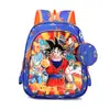 Mochila Escolar Transfronteriza Set de Tres Piezas para Estudiante Bolsa con Ruedas Mochila de Cuero Tridimensional de Dibujos Animados para Niños y Niñas