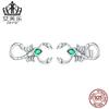 Pendientes Evelle de plata esterlina s925 con diseño de escorpión y circonita, con personalidad misteriosa y simple, al por mayor