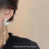 Mariposa Rosa Sueño Azul ~ Viento Dulce Gota de Aceite Mariposa Hueca Aretes para Mujer 2024 Verano Nuevos Nicho Mismos Aretes