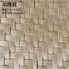 Tapetes Decorativos de Bambu para Divisórias e Decoração de Teto Tecidas à Mão, Anticorrosivas, Anti-Traça, Carbonizadas, Estilo Vintage em Restaurantes e Salões de Chá
