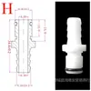 Conector Rápido Tipo CPC Conector de Púa Conector Rápido de Plástico Conector de Inyección de Agua Conector para Instrumentos de Belleza
