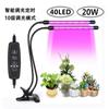 Luz de relleno para crecimiento de plantas con clip creativo de Amazon, luz LED de espectro completo, regulable y temporizada.