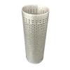 Cilindro de Malla Perforada Personalizado para Elemento de Filtro de Polvo de Maquinaria Filtro de Alcantarilla Cilindro de Malla de Acero Inoxidable Trenzado de Doble Capa con Agujeros Redondos