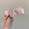 Pinza de plátano de moda y elegante para mujer, versátil para el uso diario, pinza para el pelo de lunares de alto valor, accesorio para el pelo de pinza de garra de lazo de estilo coreano simple