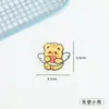 Broche Serie Navideña Pin Decorativo Acrílico Estudiante Dibujos Animados Bolsa Estuche Accesorios Decorativos Pequeño Regalo de Navidad