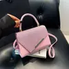 Bolsa Feminina Quadrada Pequena Patchwork Cor Sólida Moda Francesa 2026 Nova para Trabalho Simples Tendência de Ombro Transversal de Mão