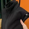 Nuevo chaleco de forro polar para hombre 2026, chaqueta sin mangas versátil de invierno, color liso, con cremallera, deportivo y versátil