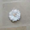 Flor de Tela DIY Accesorios para el Cabello Material Ropa Zapato Flor Hierba Sombrero Accesorios Accesorios Súper Hermosa Margarita de 4 cm