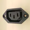 Fogão elétrico AC06A tomada de carregamento elétrico tomada fêmea AC06 com abas interface tomada de energia AC de três furos ac06c