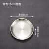 Juego de Vajilla para Restaurante de Barbacoa Estilo Coreano de Acero Inoxidable, Palillos Dorados, Cucharas, Vasos de Agua, Palillos, Platos para Salsa, Platos para Huesos