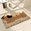Alfombrilla de baño, secado rápido, antideslizante, alfombrilla absorbente para la entrada del inodoro, nueva alfombrilla para pies de tierra de diatomeas 2026, alfombra de baño