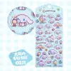 Auténticos Pegatinas de Fieltro de Dibujos Animados Kuromi My Melody Kitty Cat Cinnamoroll Pegatinas de Decoración para Diario Materiales para Manualidades