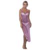 Vestido Longo Saída de Praia Amazon Transfronteiriço, Vestido Fashion de Tricô com Decote V e Costas Abertas com Alças, Roupa de Proteção Solar para Praia para Mulheres