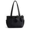 Bolsa de ombro casual de grande capacidade estilo coreano para mulheres, nova moda 2026 bolsa de lona, bolsa de algodão de ombro simples e versátil