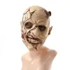 Máscara de Látex de Halloween Diabólico Zombi Cicatriz Máscara Transfronteriza Atrezo Forma de Cabeza de Anciano Modelo Simulación