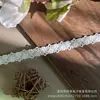 Em estoque Novo Lolita Bordado Solúvel Em Água Lace Leite Seda Único Lado Flor Onda Lace Lace Código De Barras