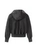Sudadera con capucha de estrella de cinco puntas con pedrería estilo americano, moda urbana personalizada, chaqueta casual holgada Harajuku de manga larga para hombres y mujeres