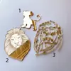 Nueva Serie Constelación Leo Decoración de Pastel Lado del Pastel Acrílico Inserto para Pastel de Cumpleaños Suministros para Fiestas