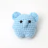 Muñecas de Dibujos Animados, Tigre de Punto de Lana, Elefante, Gallo, Productos Terminados de Tejido Creativo con Forma de Dumpling, Pequeños Adornos, Accesorios para Bolsas