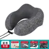 Travesseiro em U para Viagem Travesseiro Cervical de Espuma de Memória Travesseiro para Cabeça Travesseiro de Pescoço em U Travesseiro de Suporte para Pescoço Travesseiro para Cochilo no Escritório