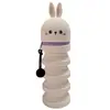 Porta-canetas de Silicone Estojo para Lápis Grande Capacidade Estudante Lápis Papelaria Caixa de Armazenamento Animal Bolsa com Zíper Personalizada Portátil