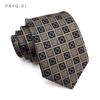 Gravata Masculina Social Acessórios para Terno Profissional Estilo Coreano Banquete de Negócios Retro Dourado Champagne Xadrez Manual Tendência Edição Larga