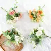 Buquê de Rosas Sonhador Buquê de Casamento Flores Artificiais Adereços para Fotografia de Casamento Arte Floral Decoração de Casa Flores de Casamento