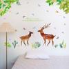 Adesivos de parede personalizados Elk quarto cabeceira criativo mural sala de estar quarto sofá fundo adesivos de parede SK9176