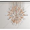 Departamento de ventas de lámparas Zhongshan de ingeniería no estándar, mesa de arena, villa, vestíbulo de hotel, modelo de habitación, diseño creativo, candelabro artístico