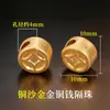 Accesorios de oro de 18k chapado, no se decoloran, color oro arena, accesorios con cuentas, materiales para manualidades, cuentas espaciadoras color oro arena, cuentas para pulseras, accesorios para joyería