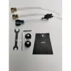 Amoladora angular modificada en una ranuradora sin polvo, con accesorios de pulverización de agua para la eliminación de polvo, boquilla pulverizadora de baja presión para máquinas de corte y cabezal pulverizador atomizador de baja presión