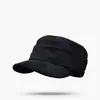Sombrero octogonal de gamuza plisado de ala ancha color liso estilo coreano y japonés, boina casual vintage, sombrero versátil de primavera y otoño