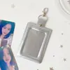 Portatarjetas Hisocute Estilo Coreano de PVC de 3 pulgadas para Guardar Tarjetas de Idols, Tarjetas de Estudiante de Campus, Tarjetas de Comida y Tarjetas de Identificación