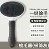 Pente Removedor de Pelos de Pet, Pente para Gato, Limpador de Pelos de Cachorro, Remove Pelos Soltos, Pente de Agulhas para Teddy Bichon, Suprimentos para Banho de Pet, Limpeza Profunda
