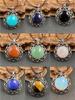 Collar de cristal de estrella de seis puntas, colgante de estilo europeo y americano, conchas de abulón vintage, piedra de ojo de tigre, joyería personalizada, combina y combina.