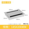 Gabinete de TV Caja de Enrutamiento Oculto Cubierta para Orificio de Enrutamiento de Escritorio Caja para Cables de Escritorio Aleación de Aluminio Cubierta Rectangular para Orificio de Cables
