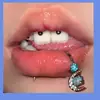 Anillo de Labio Imitación Aobao Luna Anillo de Oreja de Zircón Anillo de Herradura Decoración de Labio Personalizada Nueva Joyería para Piercings Directa de Fábrica