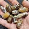 Ágata de pulpa enrollada Tianzhu Lulutong jade cuentas sueltas ágata de seda enrollada cuentas de barril lezi accesorios de joyería de cera de abeja cuentas hechas a mano