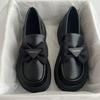 Mocasines de charol para mujer Pedir zapatos Mary Jane de punta redonda 2024 Suela suave Casual Zapatos pequeños de cuero Malla Zapatos de mamá