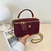 Bolso pequeño cuadrado cruzado de un solo hombro con patrón de diamantes 2026 transfronterizo, bolso tipo caja popular estilo coreano, monedero elegante de alta gama